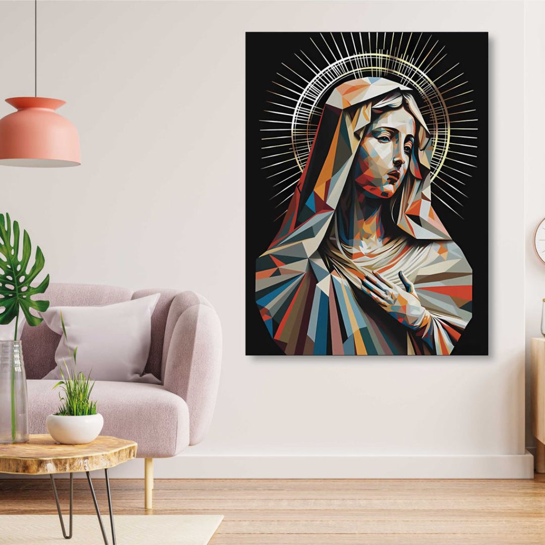 Cuadro Métálico Ultra HD Virgen María
