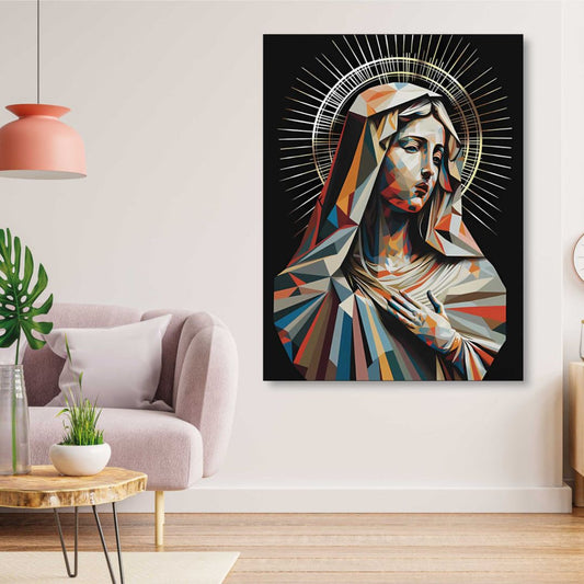 Cuadro Métálico Ultra HD Virgen María
