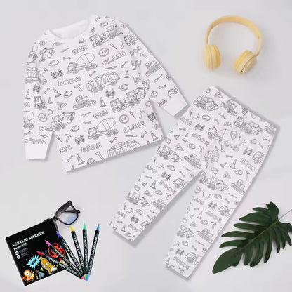 🎨 Pijamas Creativas (Marcadores Incluidos)